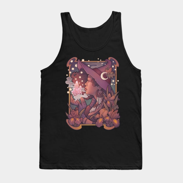 BLACK WITCH Tank Top by Medusa Dollmaker